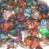 Bag of 50 Assorted Loose Gemini Polyhedral D10 Dice