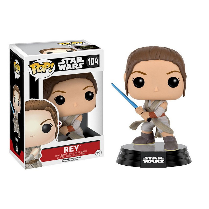 Star Wars POP! Episodio VII Rey (Battle Pose)