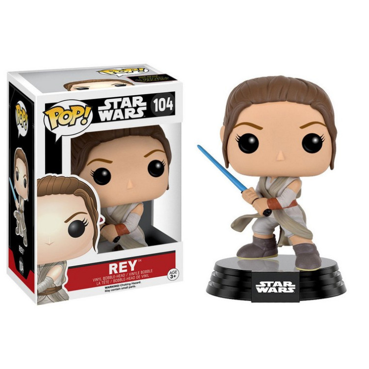 Star Wars POP! Episodio VII Rey (Battle Pose)