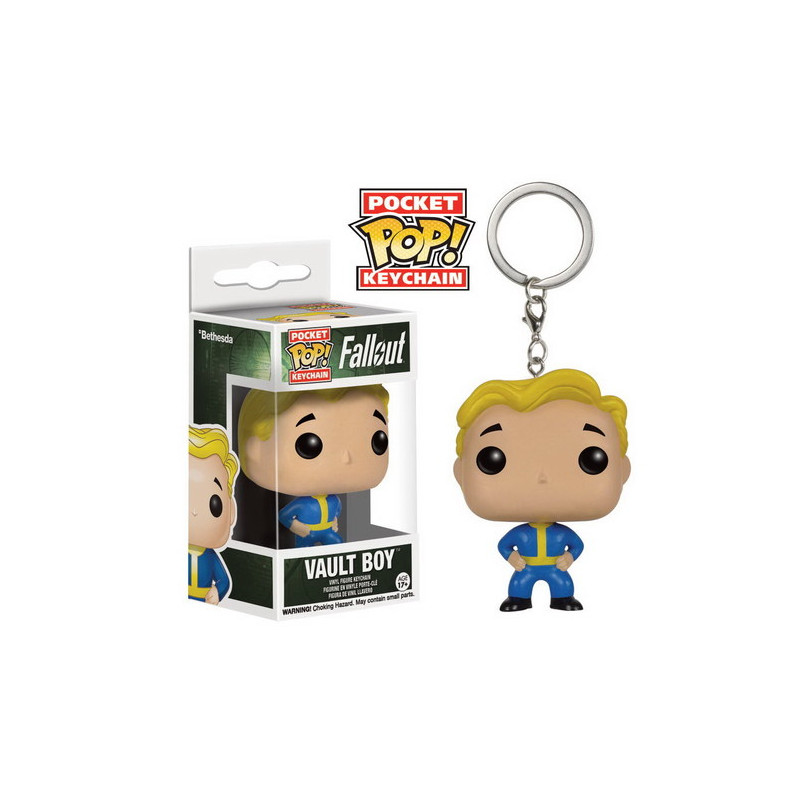 Fallout POP! Llavero vault Boy