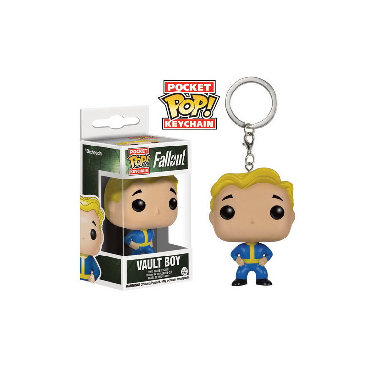 Fallout POP! Llavero vault Boy