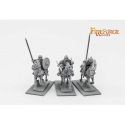 Russian Chernyeklobuki Lancers (3 mounted resin figures)