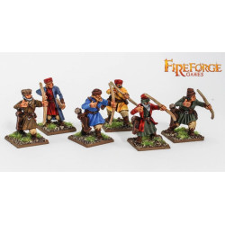 City Militia Archers (6 infantry resin figures)