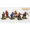 City Militia Archers (6 infantry resin figures)