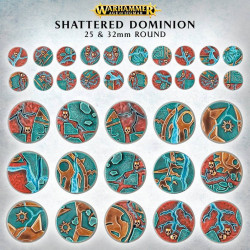 Peanas redondas Shattered Dominion 25 y 32 mm