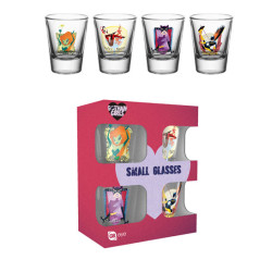 DC Comics Pack de 4 Vasos de Chupitos Gotham Girls