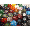 Bag of 50 Asst. Loose Speckled Polyhedral d12 Dice