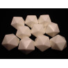 Opaque Polyhedral White Blank 20-sided dice (1)