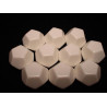 Opaque Polyhedral White Blank 12-sided dice (1)