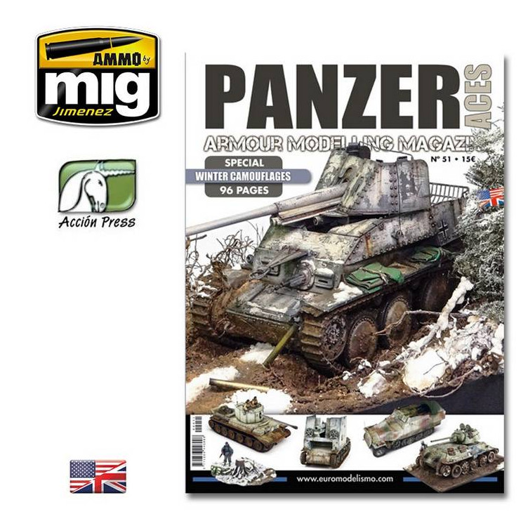 Panzer Aces Nº 51 (Special Winter Camouflages) - English