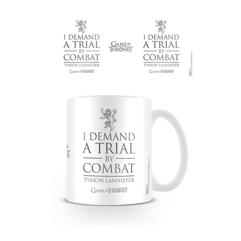 Juego de Tronos Taza Trial By Combat