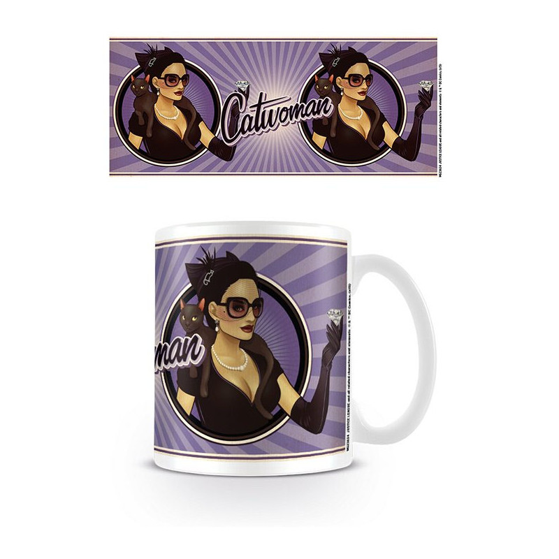 DC Comics Bombshells Taza Catwoman