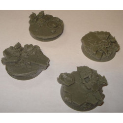 Urban Fight Bases, Round 32mm (4)