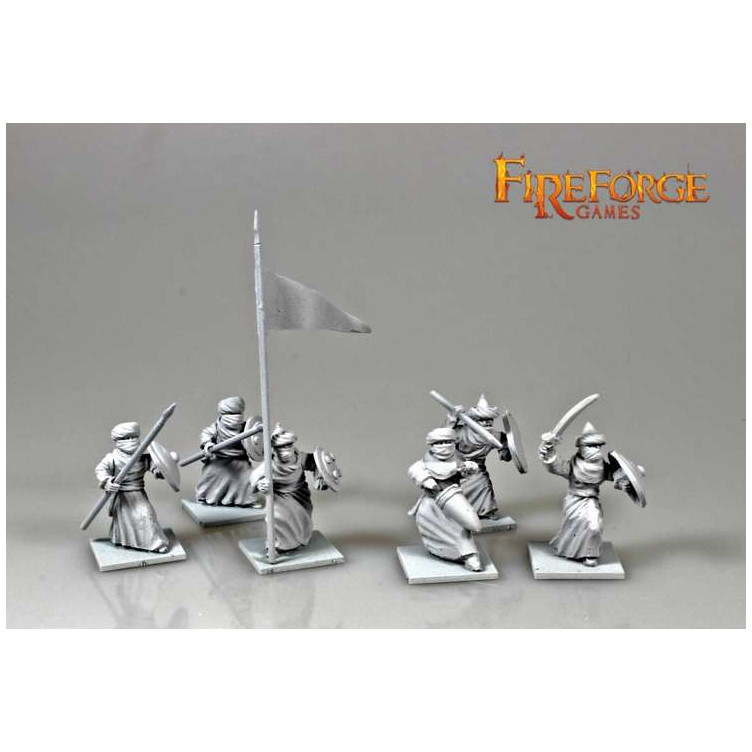 Arab Sudanese Command (3 infantry resin figures)