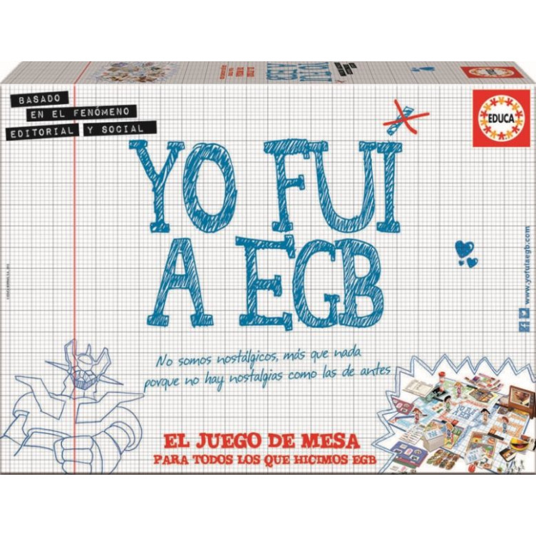 Yo fui a EGB: el juego de mesa