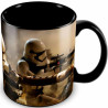 Stormtroopers Batalla Taza Negra Ceramica Star Wars EP7