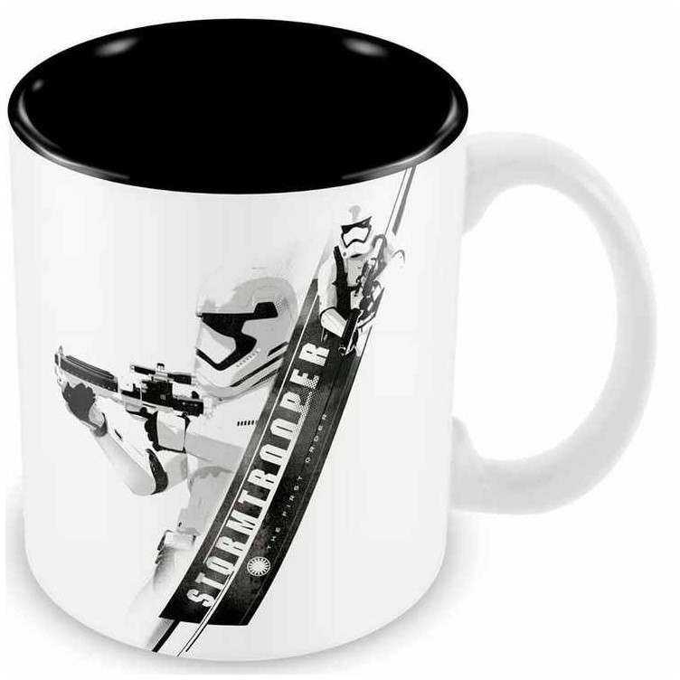 Stormtrooper Blaster Taza Blanca-negra Ceramica Star Wars EP7