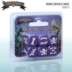 Rum & Bones: Set de dados Demonios de Hueso