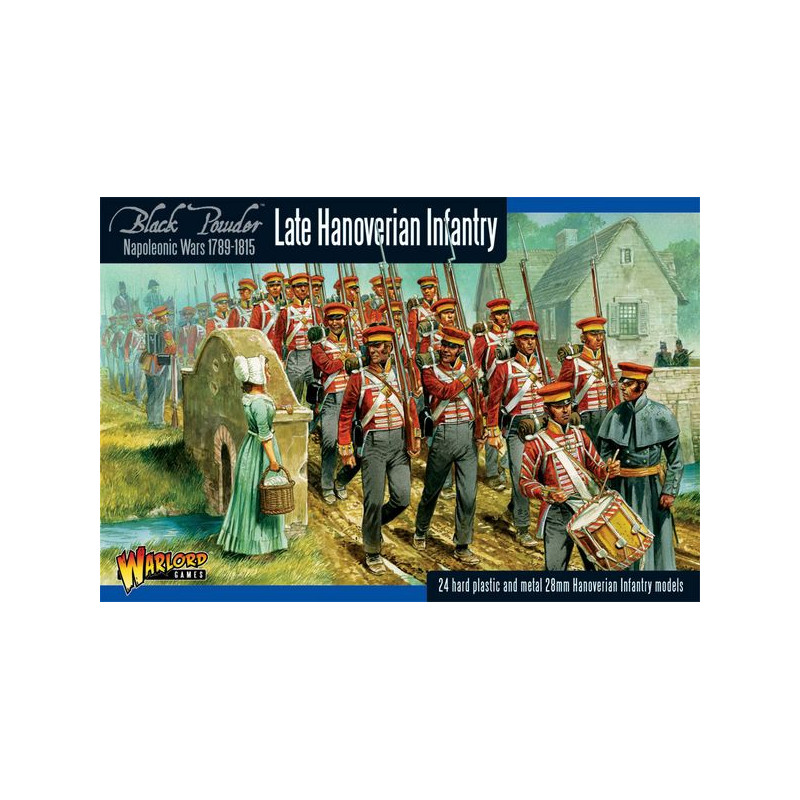 Napoleonic Hanoverian Line Infantry Regiment plastic boxed set