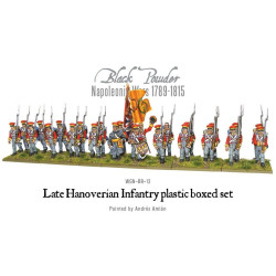 Napoleonic Hanoverian Line Infantry Regiment plastic boxed set