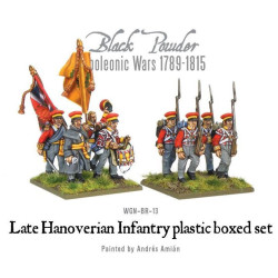 Napoleonic Hanoverian Line Infantry Regiment plastic boxed set