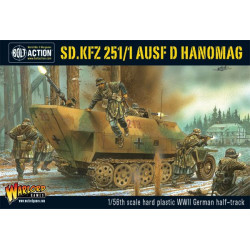 Sd.Kfz 251/1 Ausf D Hanomag halftrack plastic box set