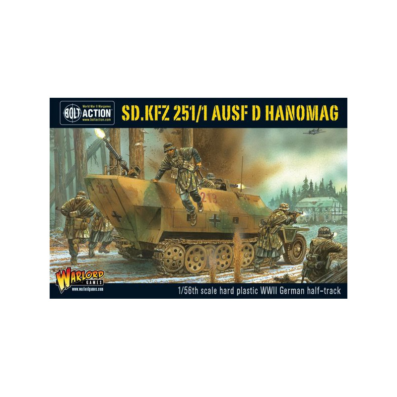 Sd.Kfz 251/1 Ausf D Hanomag halftrack plastic box set