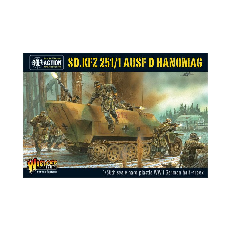 Sd.Kfz 251/1 Ausf D Hanomag halftrack plastic box set