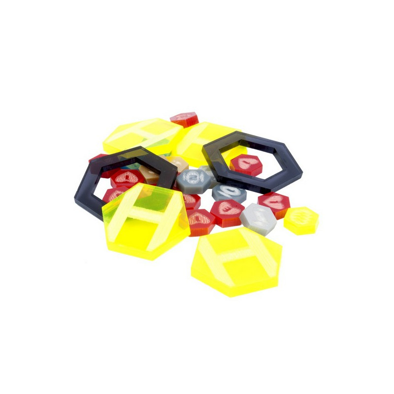 DreadBall Xtreme Acrylic Counters - Yellow