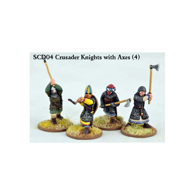 Crusader Knights with Double Handed Wpns (4)