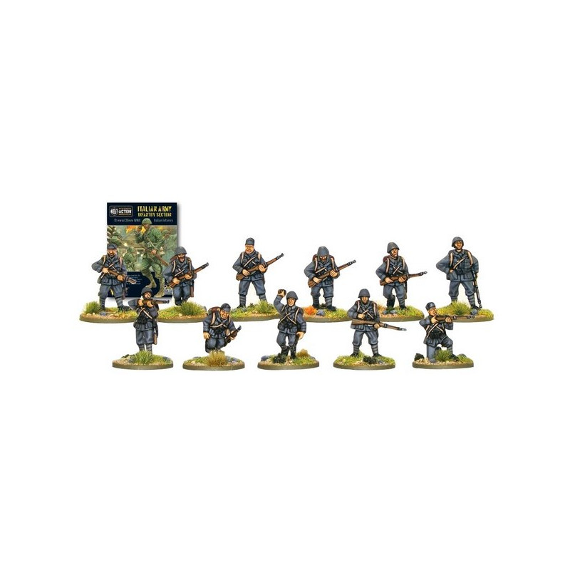 Italian Infantry (10 Man Squad, Head Variants)