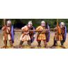 More Unarmoured Spearmen, helmet & shield (4)