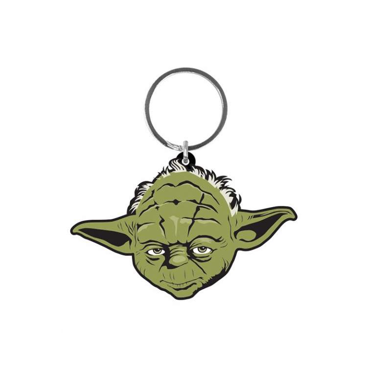 Star Wars Llavero caucho Yoda 6 cm