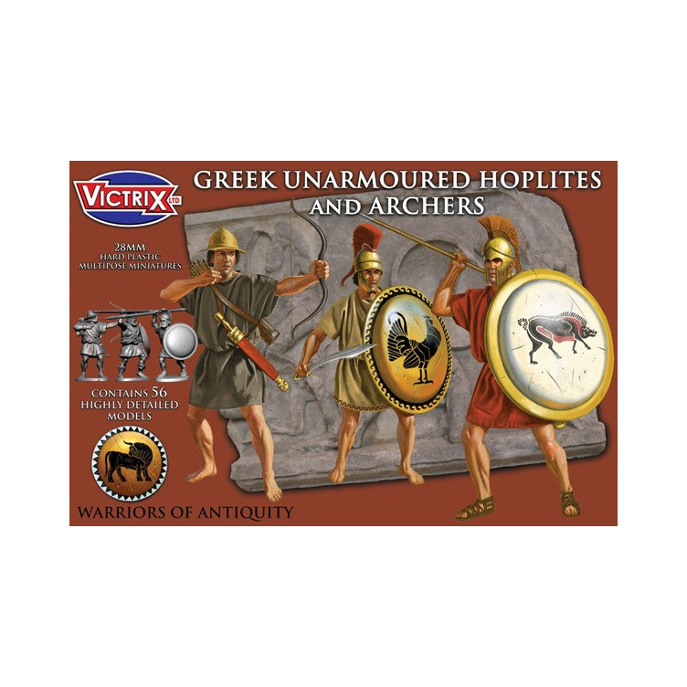 Greek unarmoured Hoplites and archers