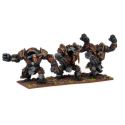 Abyssal Dwarf Lesser Obsidian Golems (3)