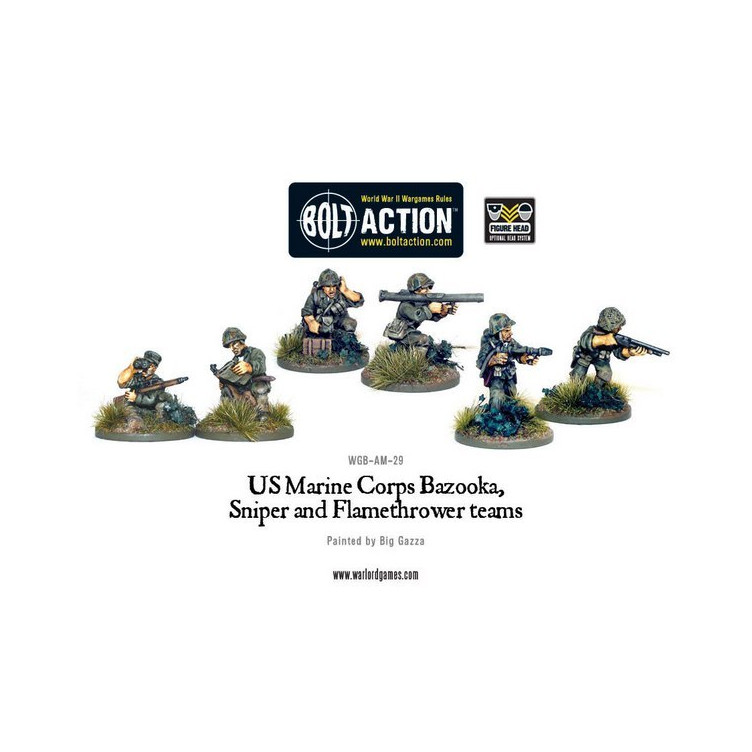 USMC Bazooka, Sniper & Flame Thrower Teams