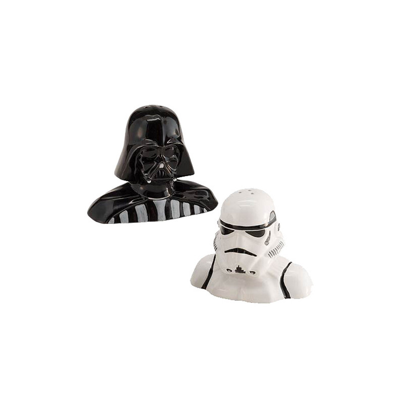 Star Wars Salero y Pimentero Darth Vader y Stormtrooper