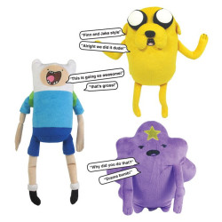 Hora de Aventuras Wave 1 Peluche con sonido 30 cm Finn