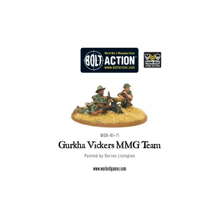 Gurkha Vickers MMG Team