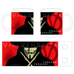 Freedom Taza Ceramica V de Vendetta