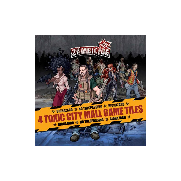 Zombicide: Toxic City Mall Game Tiles