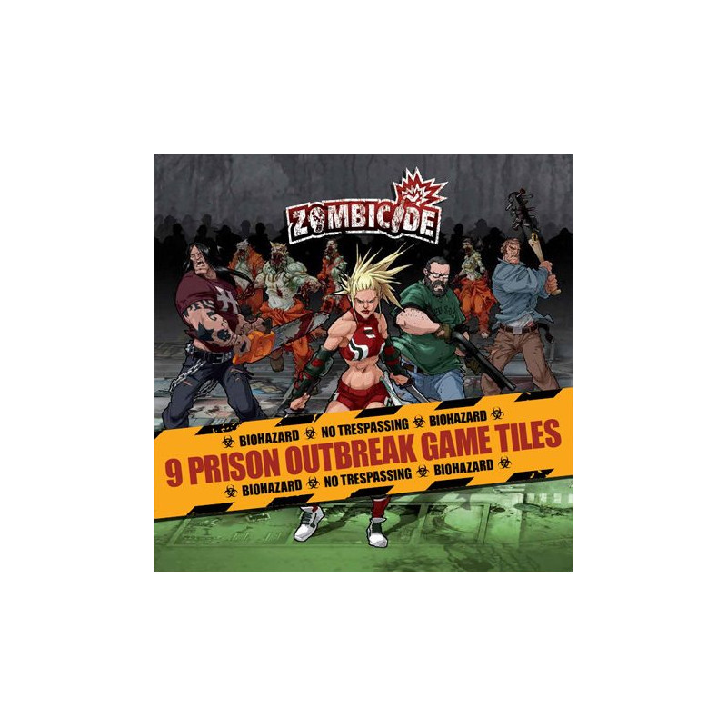 Zombicide: Prison Outbreak Game Tiles