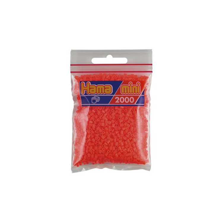 Hama Mini cereza neón 2000 piezas