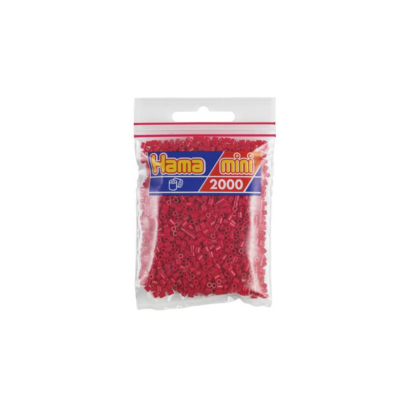 Hama Mini rojo granate 2000 piezas