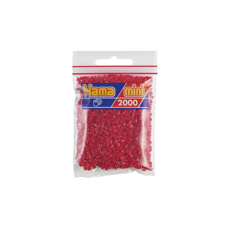 Hama Mini rojo granate 2000 piezas