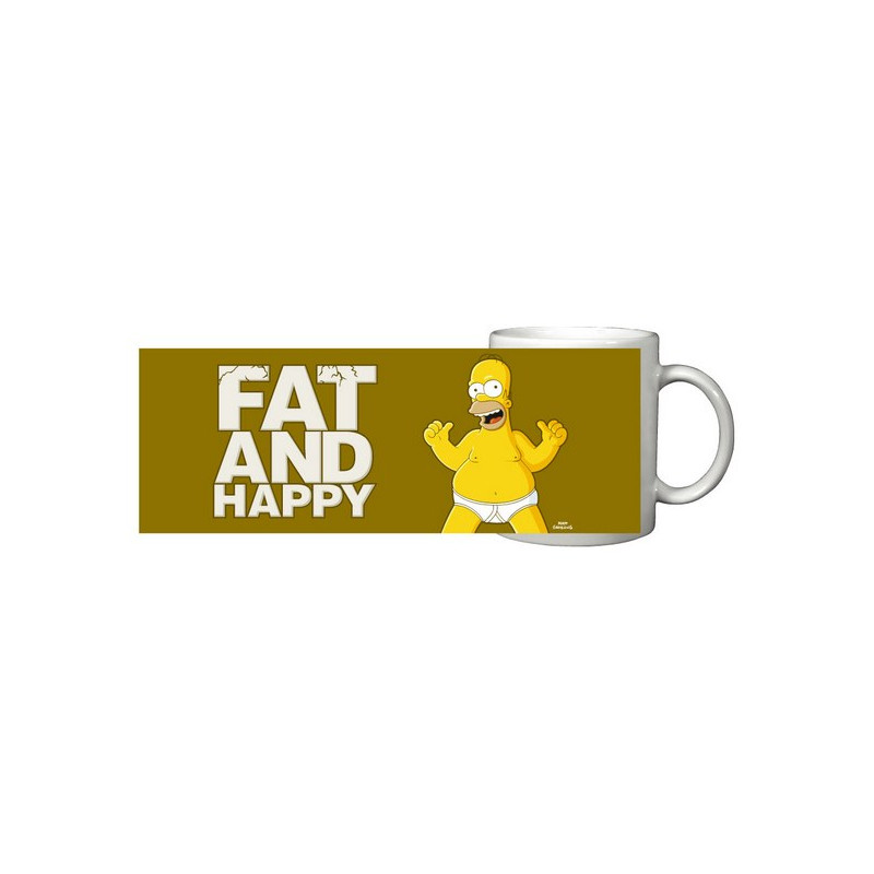 Los Simpson Taza Fat & Happy