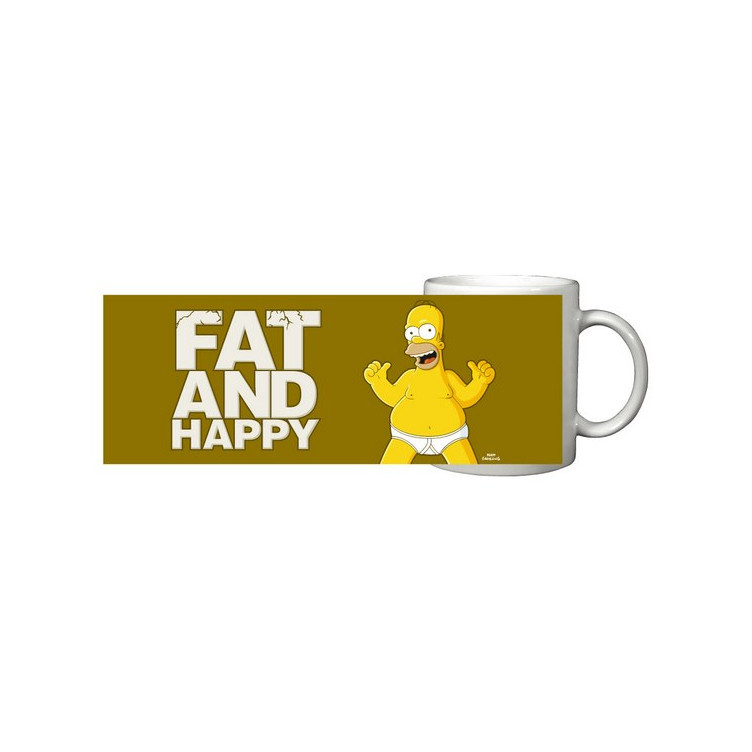 Los Simpson Taza Fat & Happy