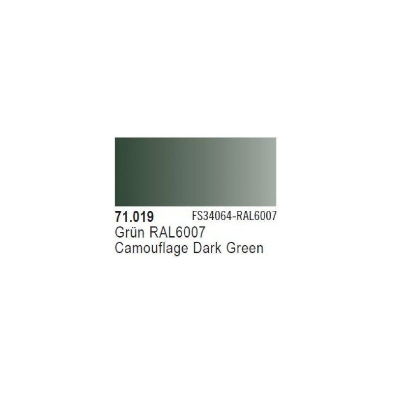 Camuflaje Verde Oscuro (Grun RAL6007)