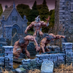 Undead Werewolves (3 Figures)