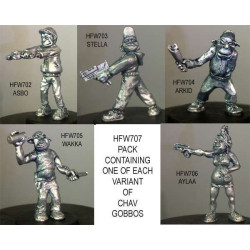 Pack of 5 chav goblins (Modern rather than Fantasy)